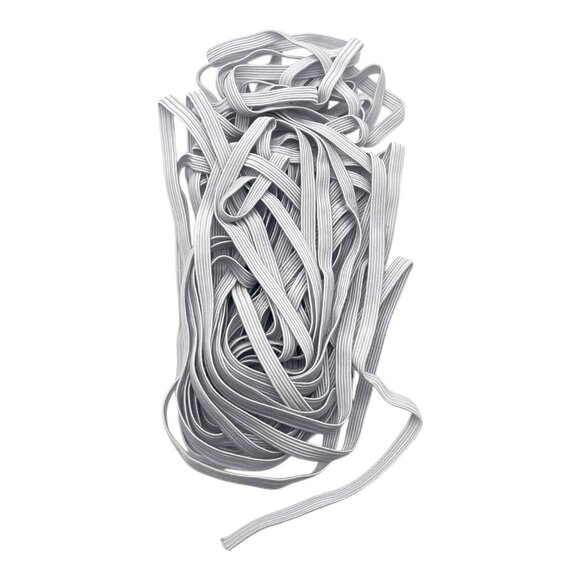 Gray Elastic Bands For Sewing Craft Work TPU Stretchy Durable Material 2 Packs - Picture 1 of 9